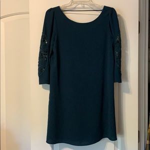 Green Maternity Dress-Pink Blush